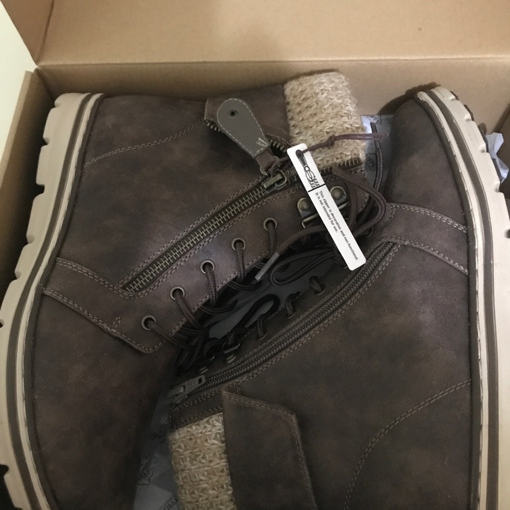 Women’s Brown Lace-Up Ankle Boots